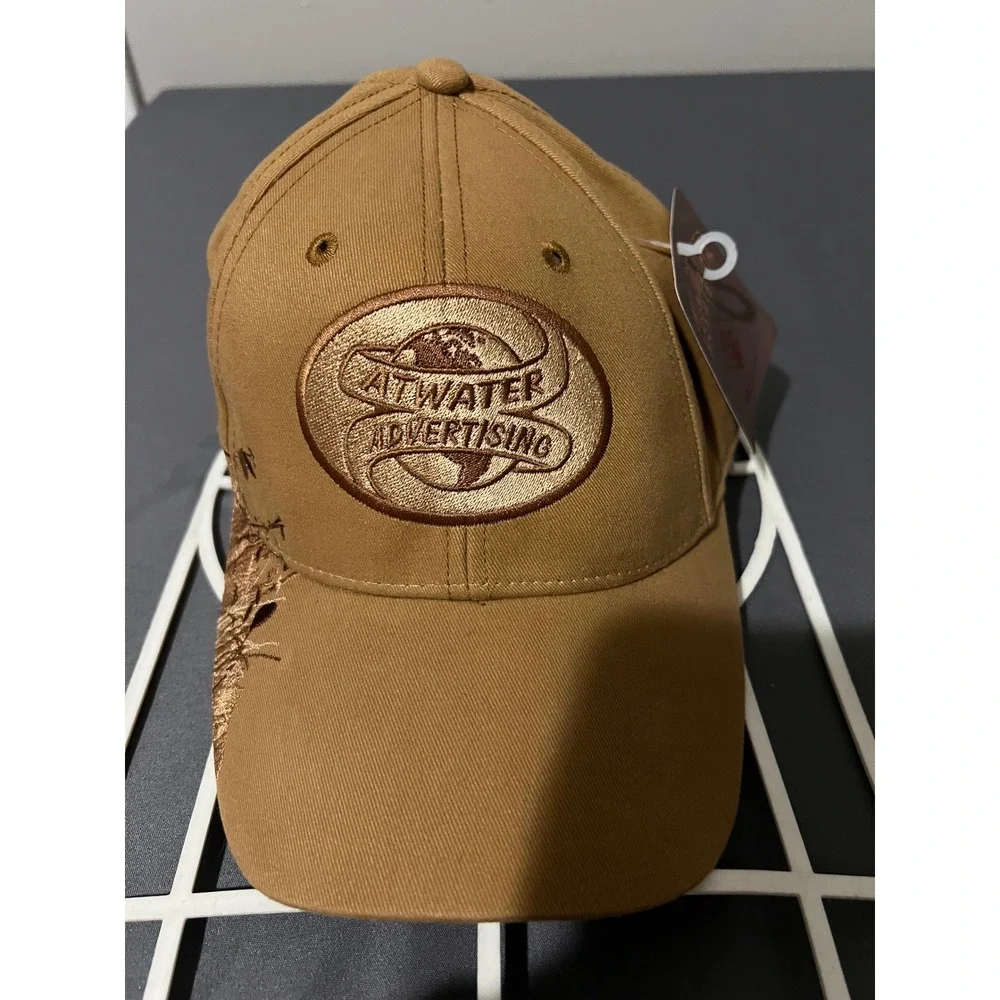 Dri Duck Wildlife Series‎ Turkey Embroidered Hat Brown Atwater Advertising NWT